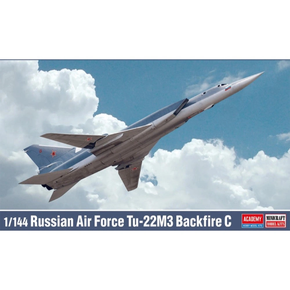 Tu-22M3 Backfire: Iconic Russian Strike Legend – 1/144 Scale Model